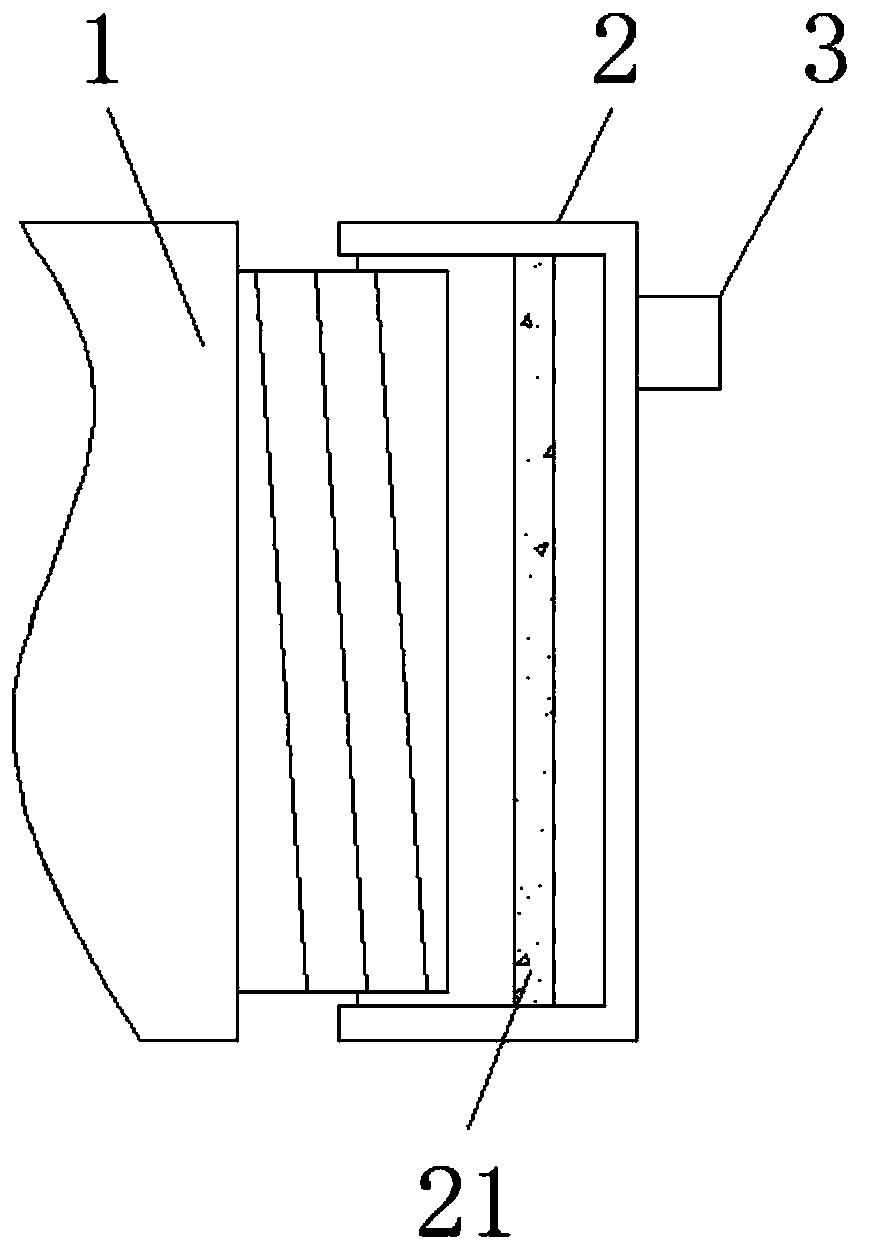 An engine intake manifold with rapid heat dissipation function and convenient installation