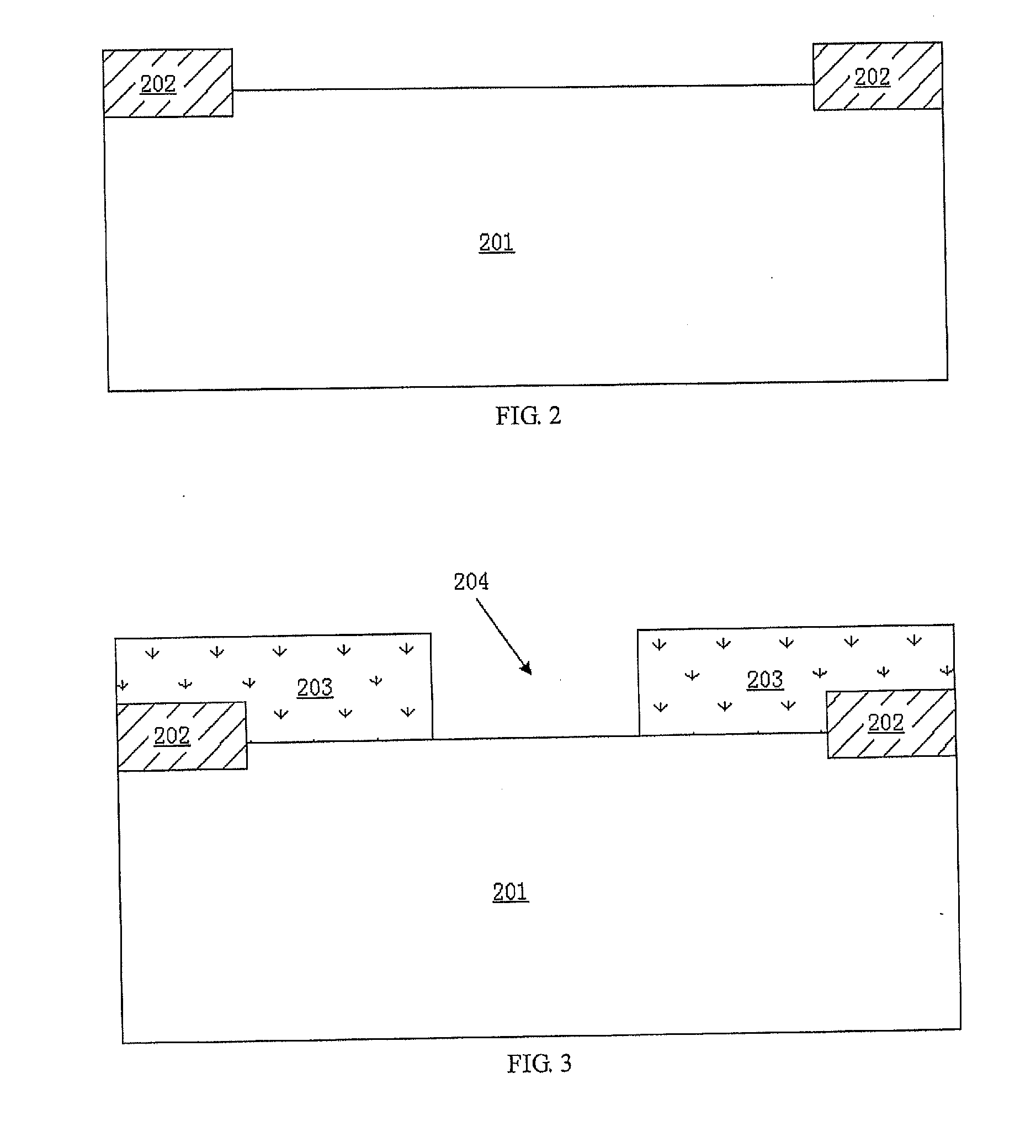 Method for depositing a gate oxide and a gate electrode selectively