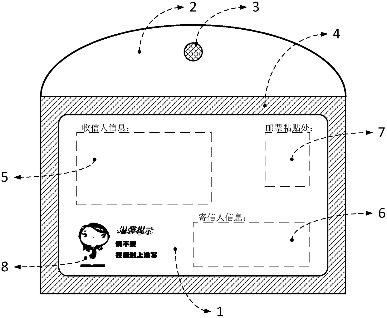 Shared envelope used as teaching aid