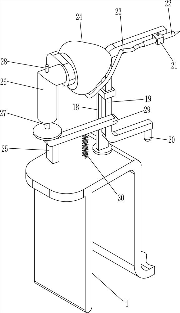 A screw thread layer glue injection machine