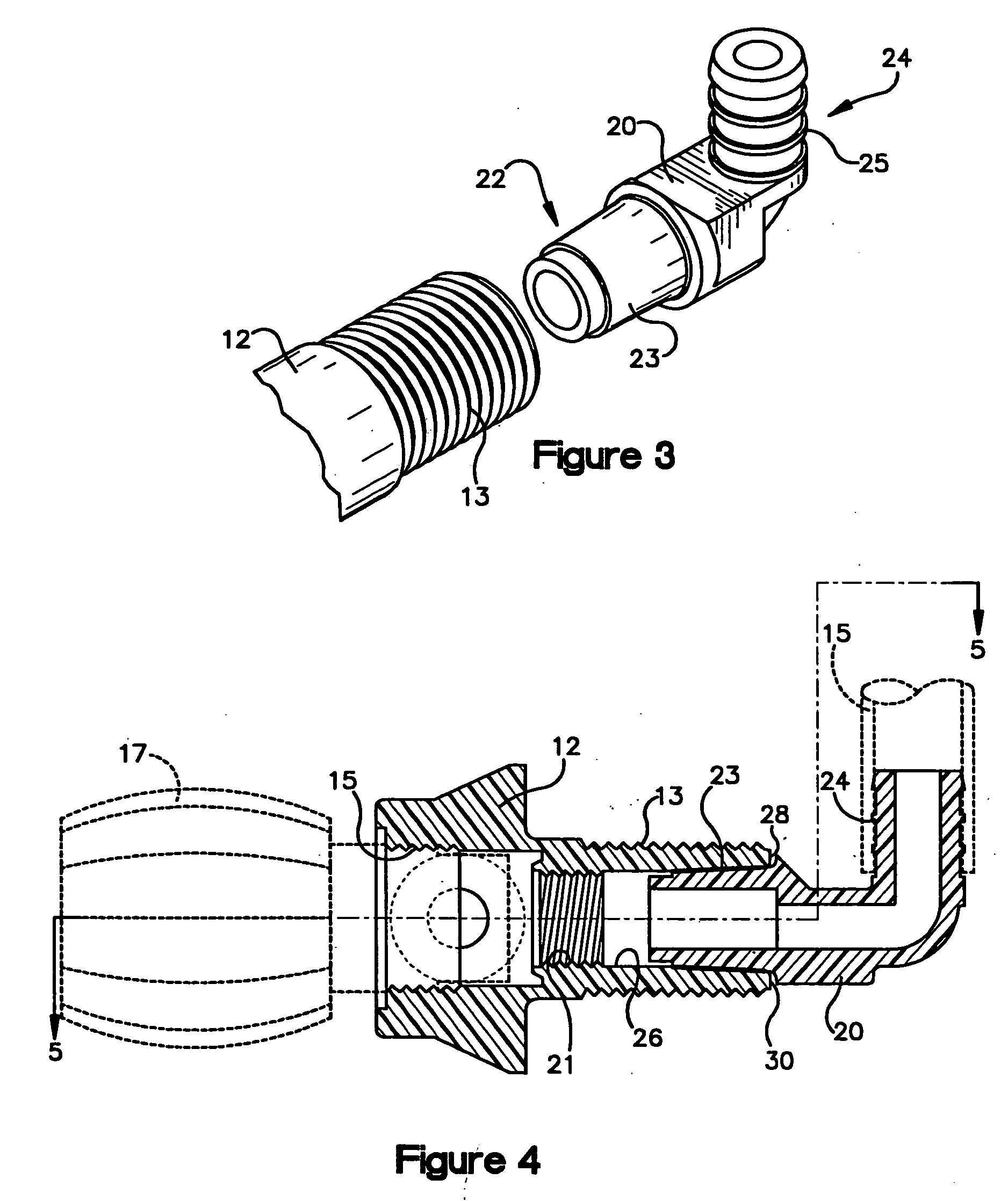Integral barbed fitting