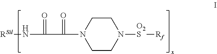 Fluorochemical piperazine carboxamides
