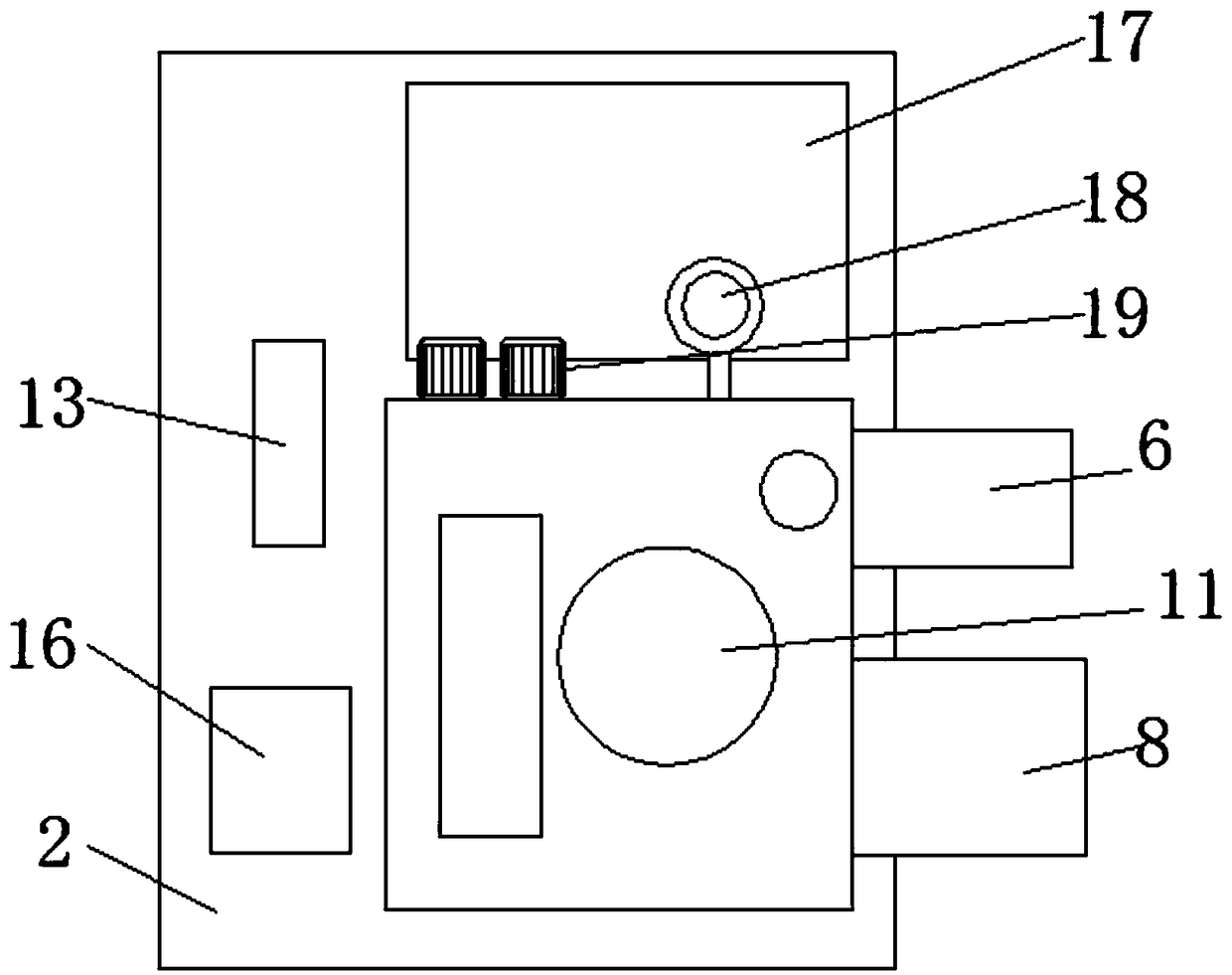 Pesticide spraying device with stirring function