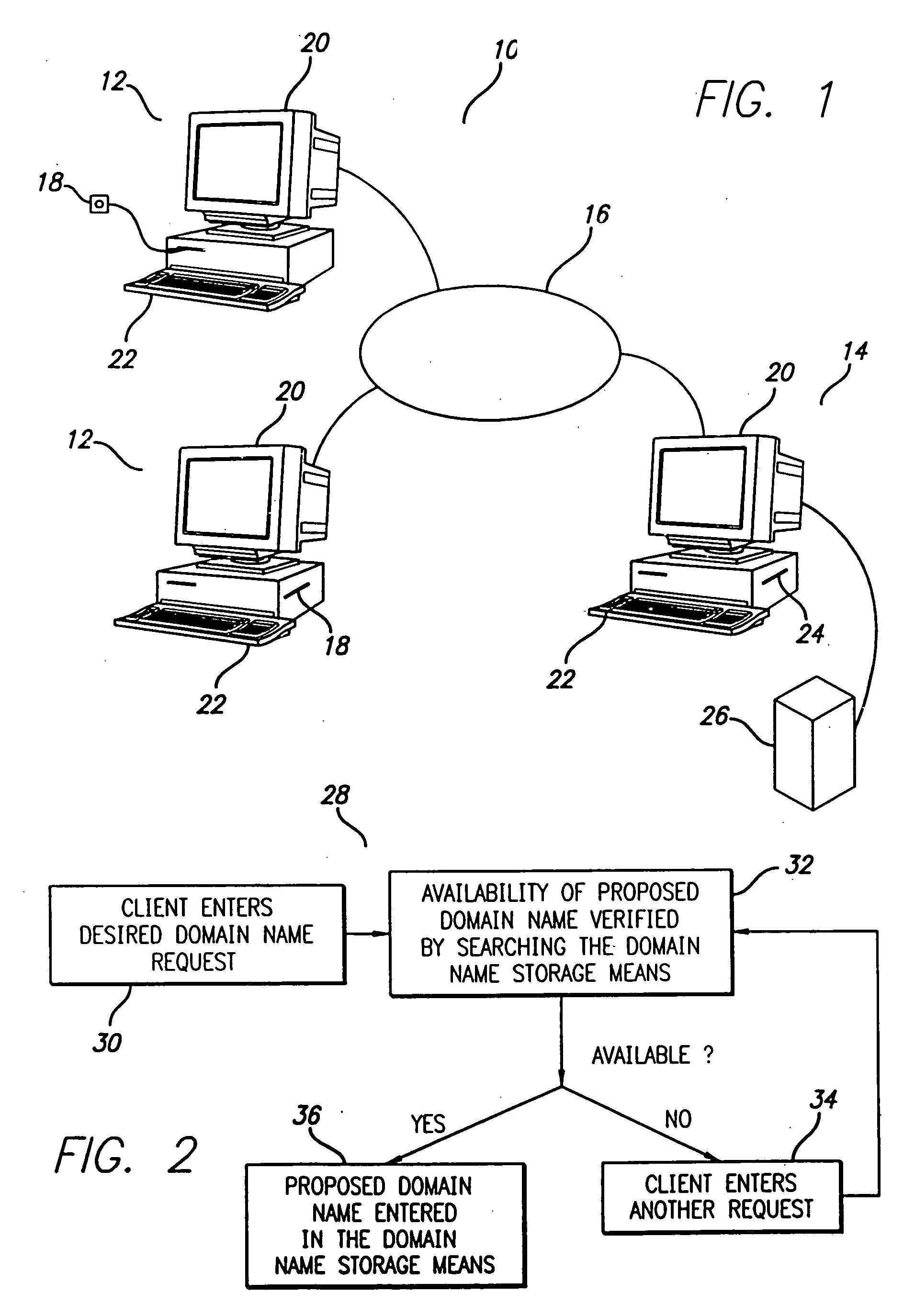 Method and system for redirecting a request to a server selected domain