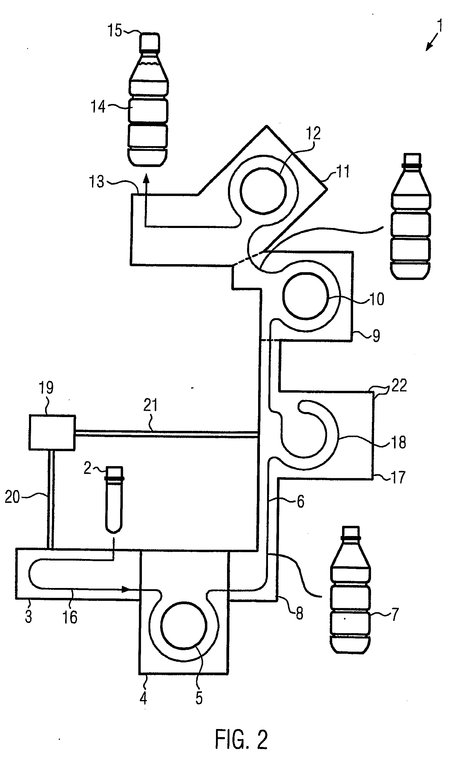 Method and device for the sterile filling with fluids