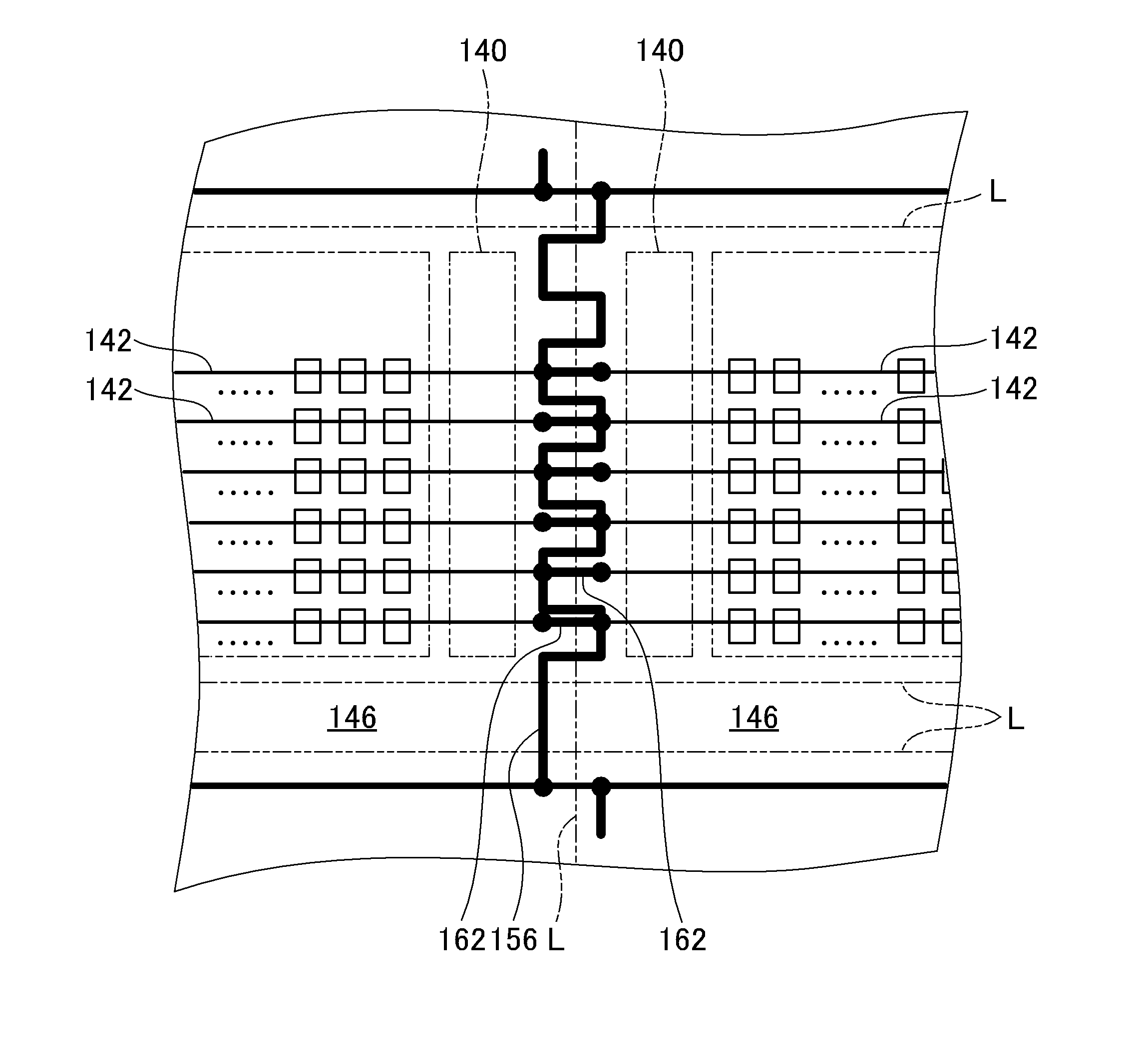Multiple circuit board for liquid crystal display panels and method for manufacturing liquid crystal display panels