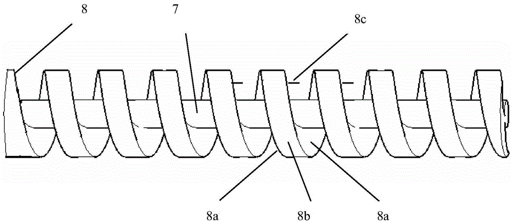 Continuous internal heating solid organic cracking furnace