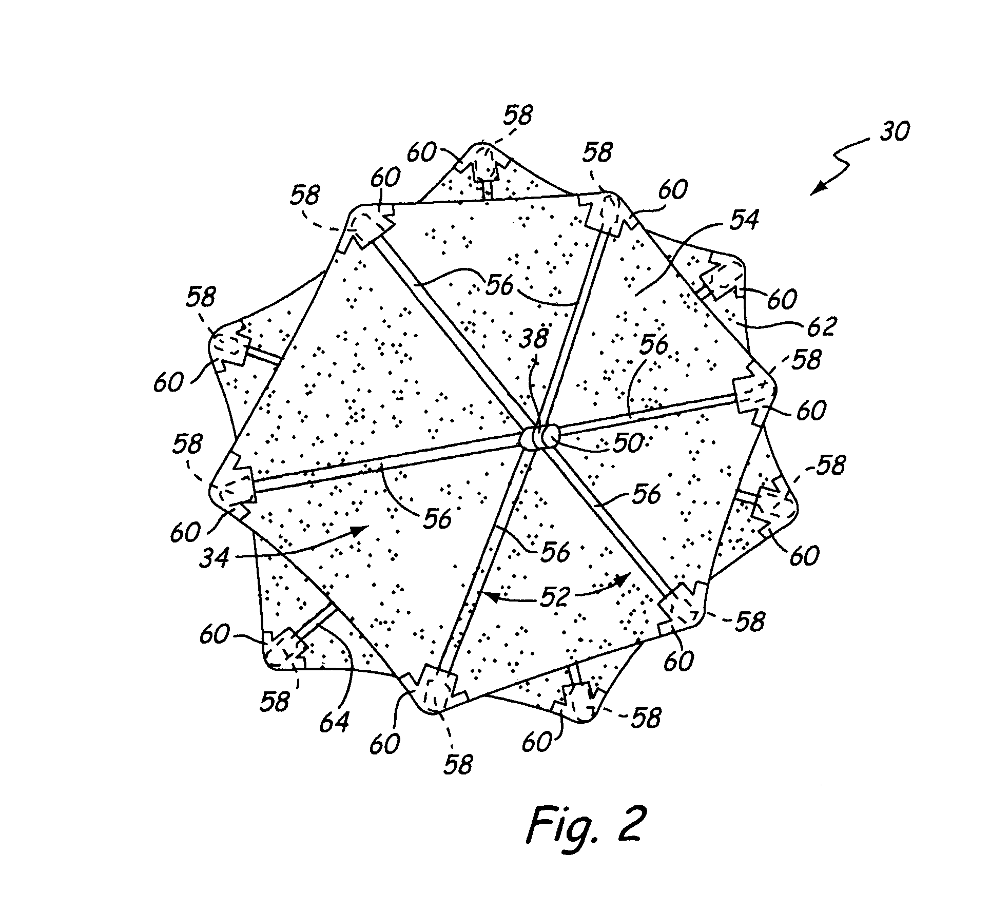 Self centering closure device for septal occlusion