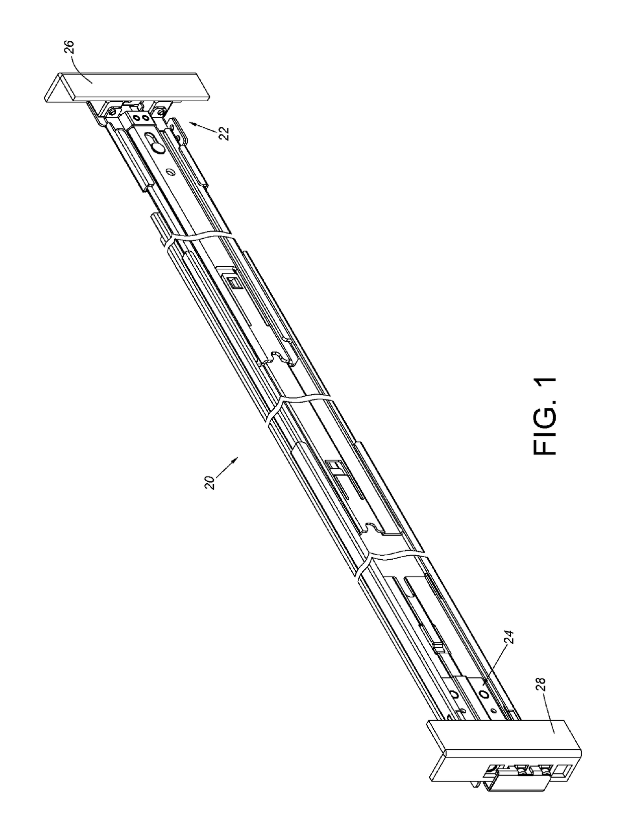Slide rail mechanism and bracket device thereof