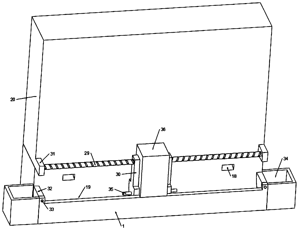 Feed feeding device for livestock breeding