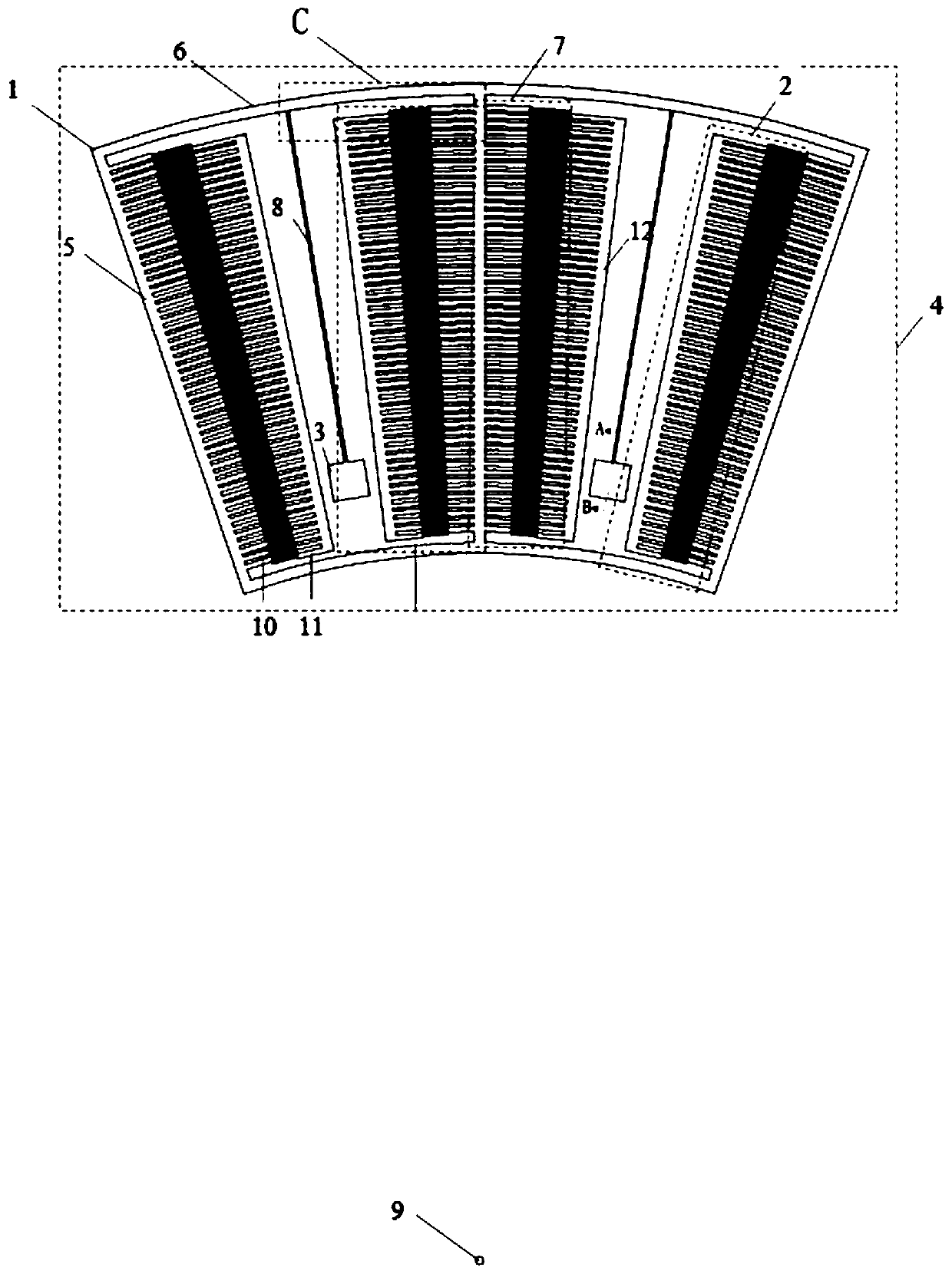 A mems driver based on protruding comb teeth and its working method