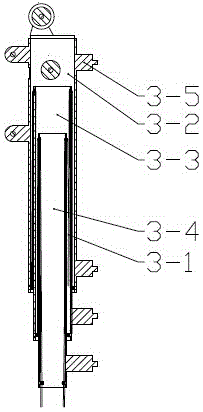 Folding type suspension arm device supported by electric pole