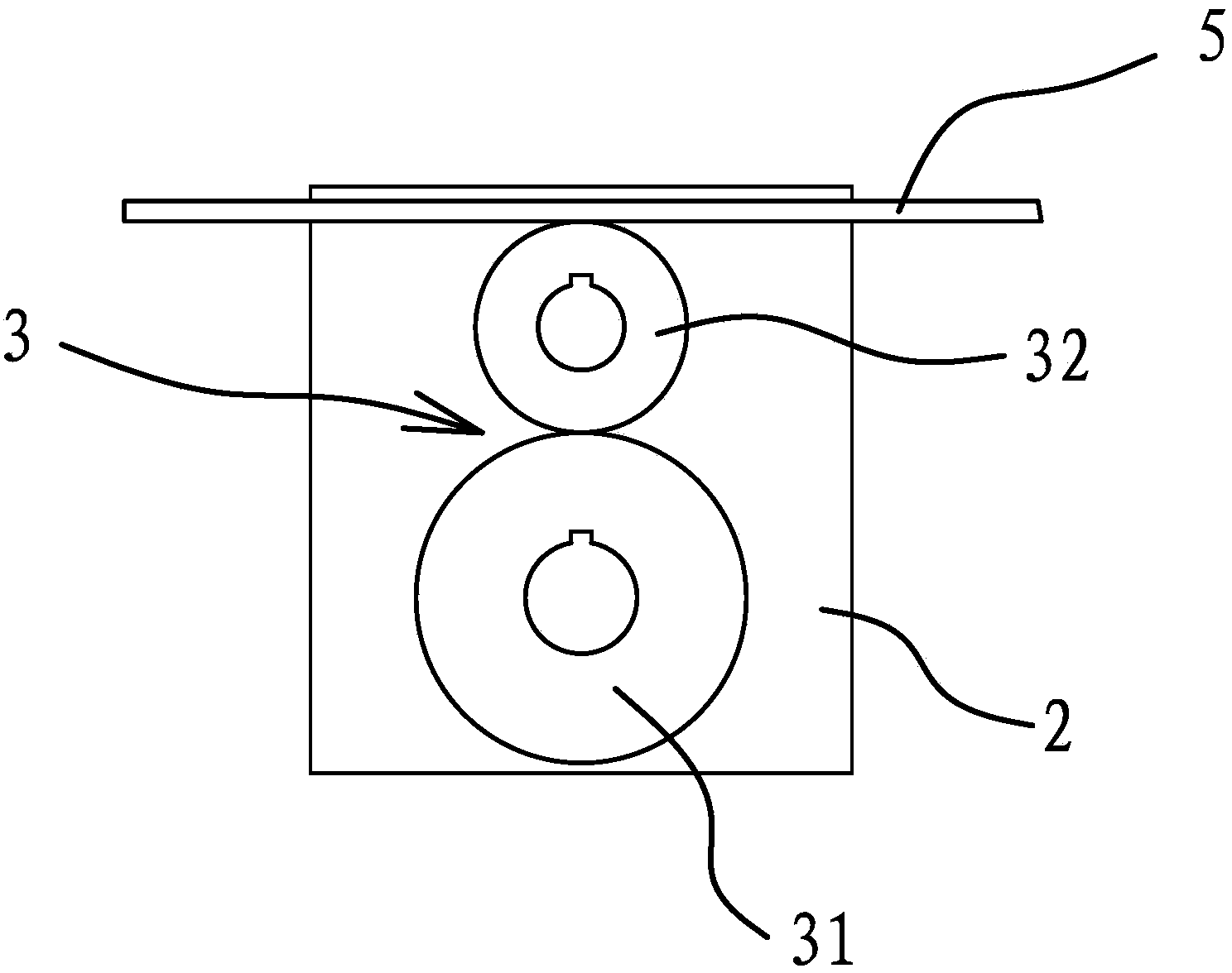 Template transmission mechanism for template-transporting sewing machine