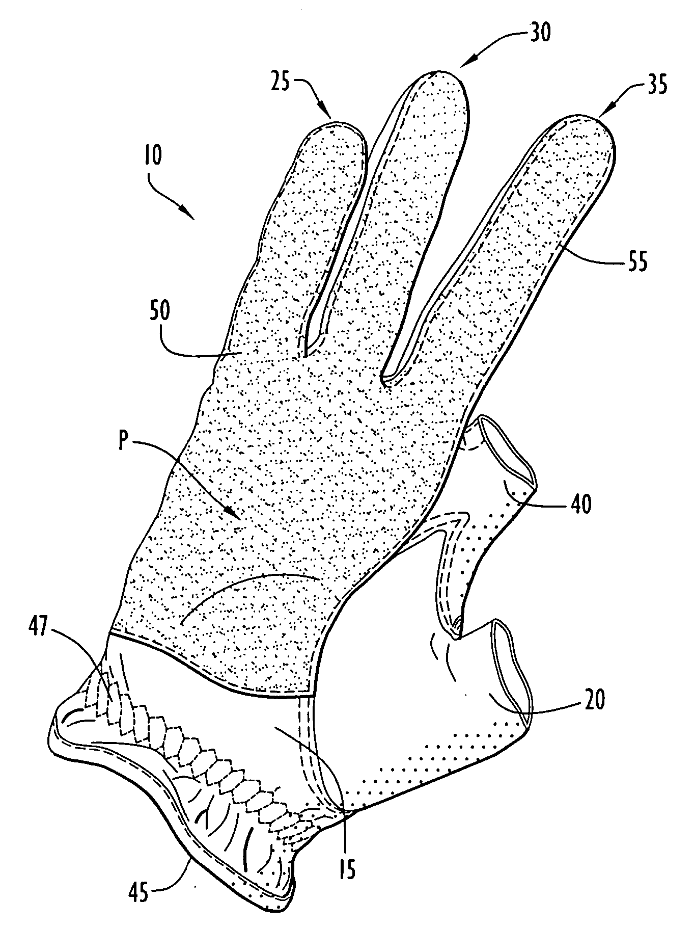 Glove for dry erase surfaces and method of erasure