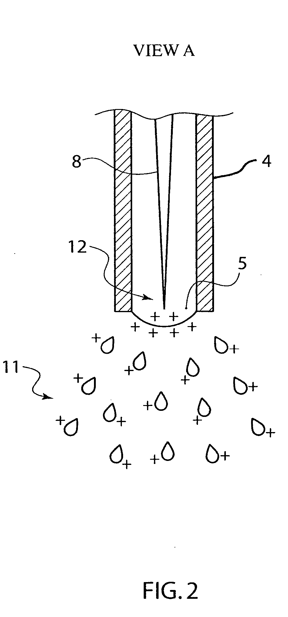 Apparatus and method for field-injection electrostatic spray coating of medical devices