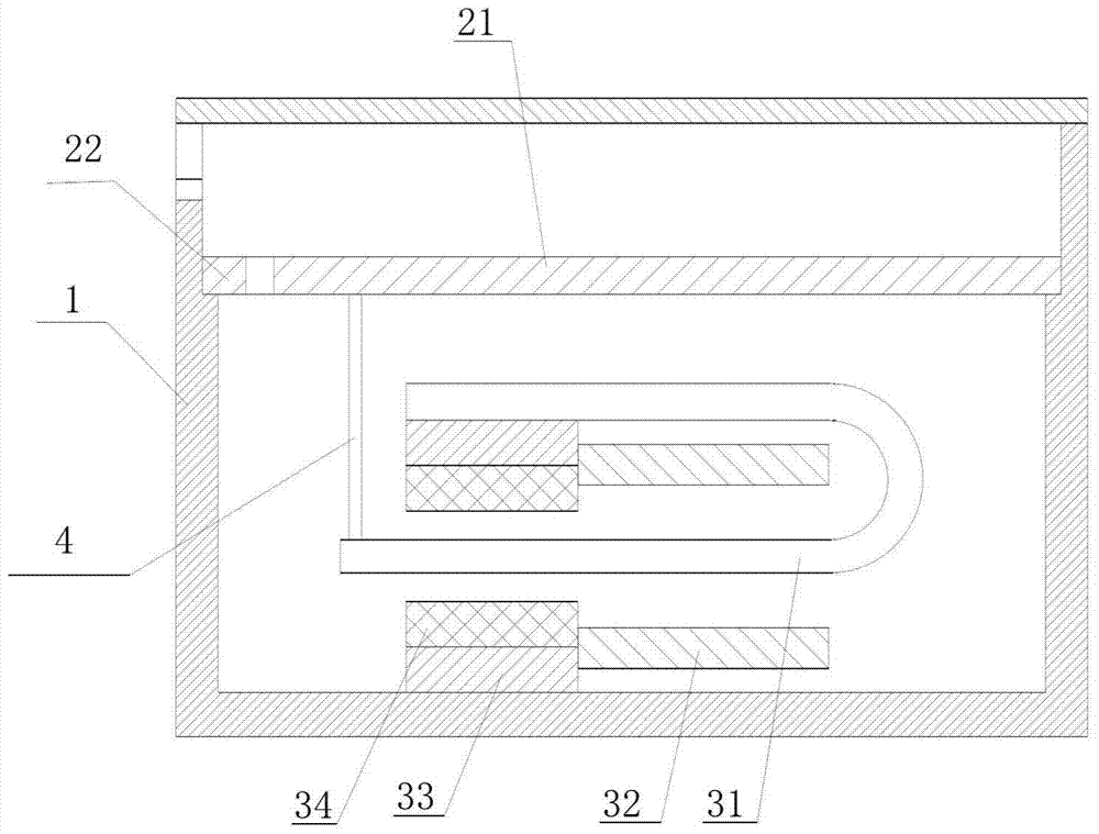 Novel vibration film with reinforcing rib structure
