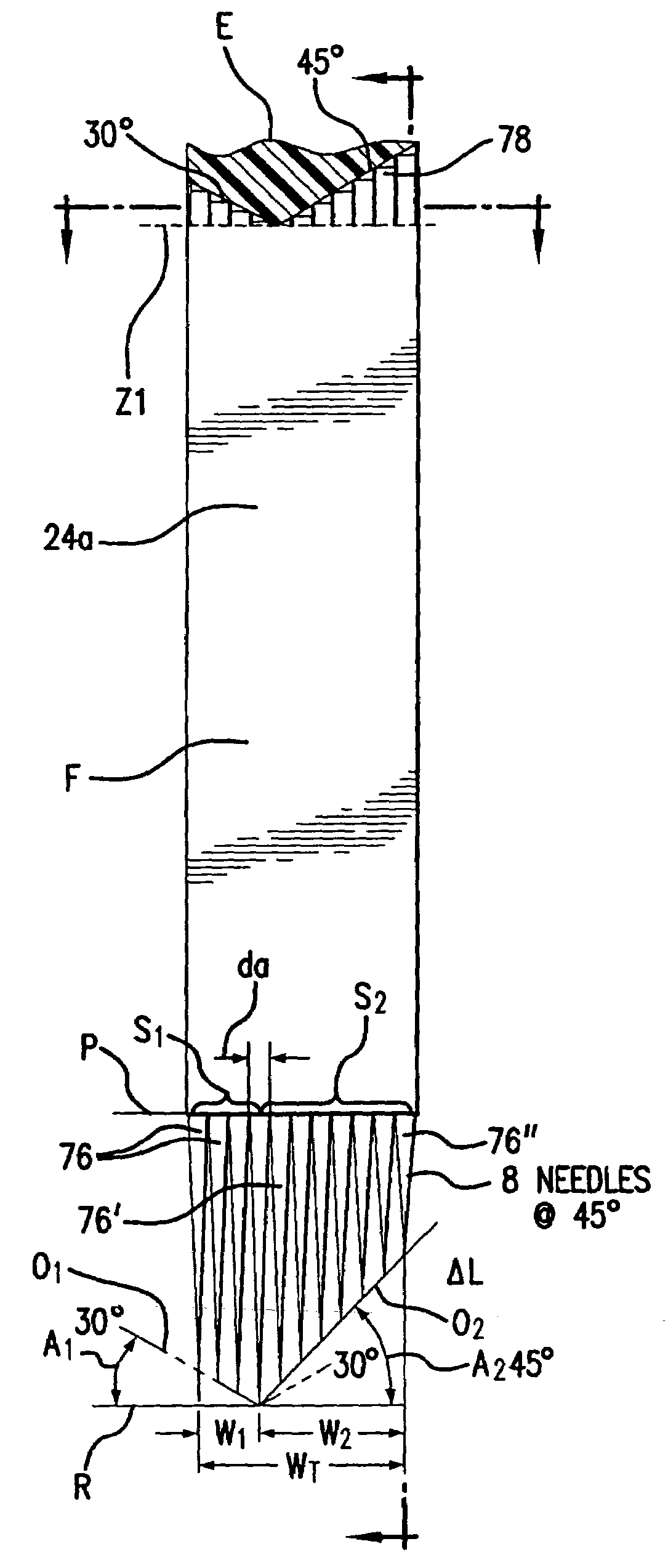Intradermal color introducing needle device, and apparatus and method involving the same