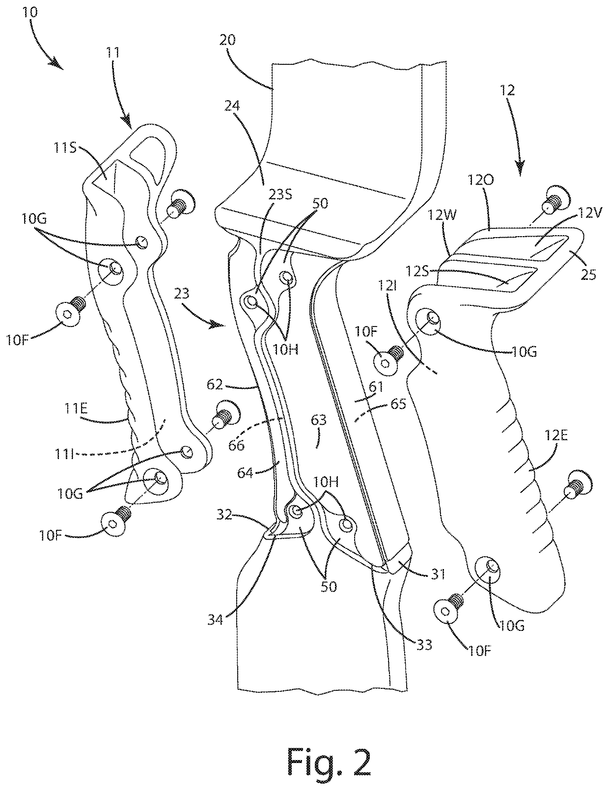 Insulated grip and related method of installation