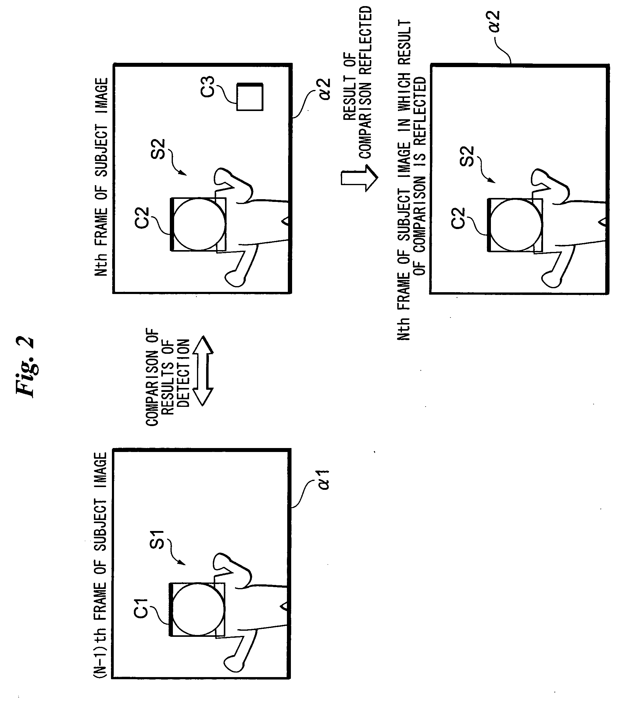 Target-image position detecting apparatus, method and program for controlling said apparatus