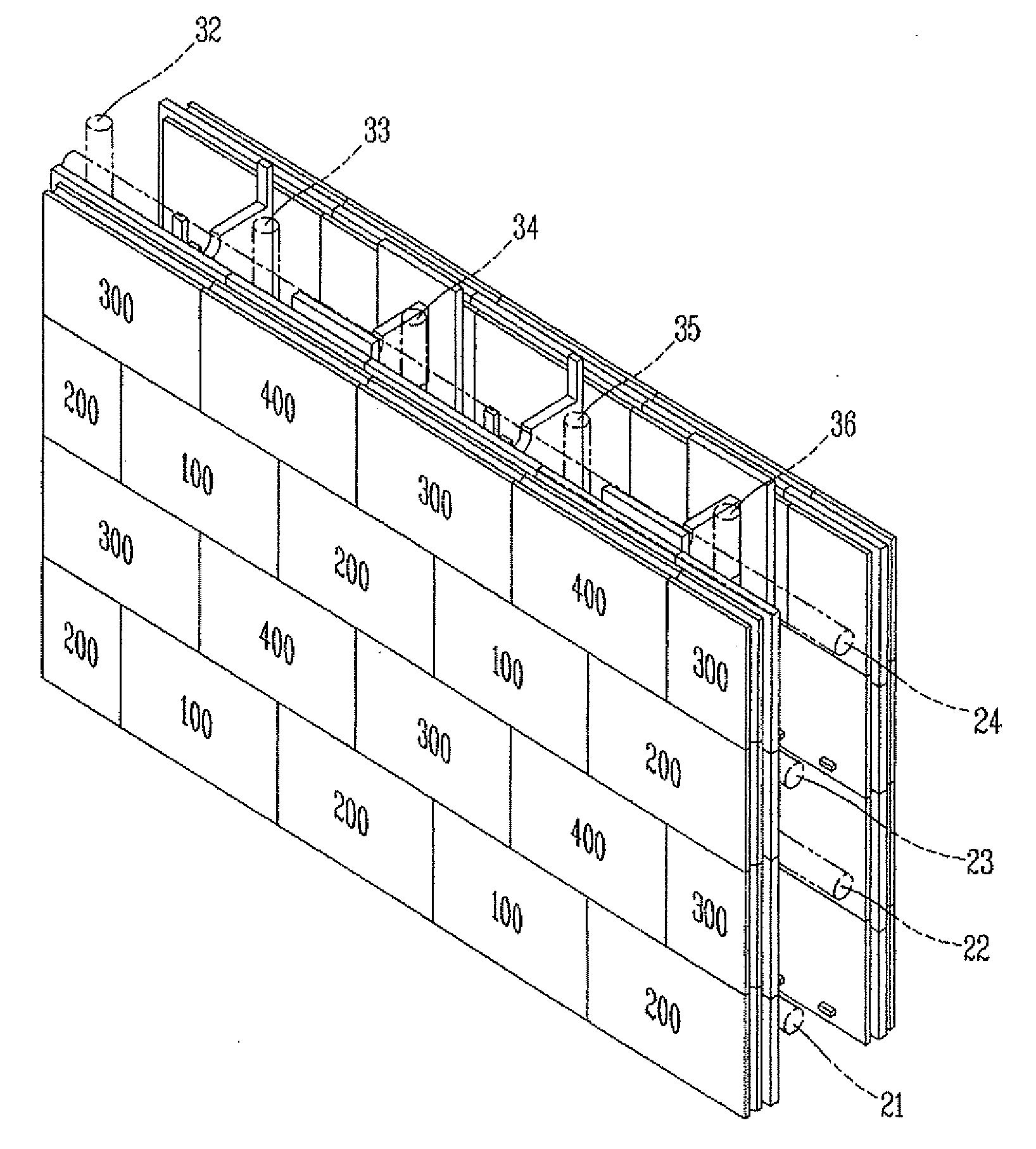 Building block, building structure and the method of bricking wall using the same