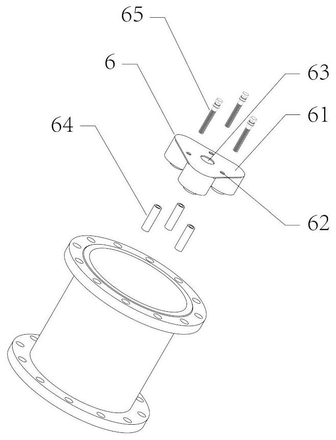 Pipeline type gas-liquid two-phase flow mixer