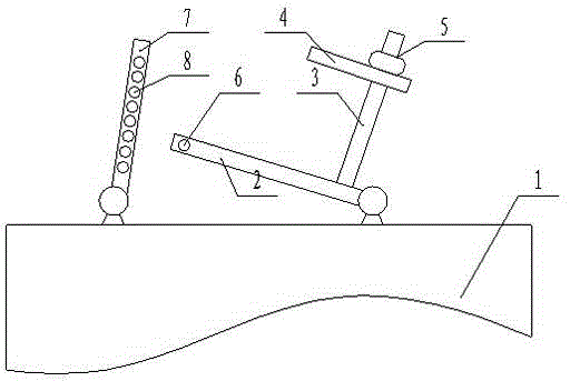 Inclined plane machining clamp