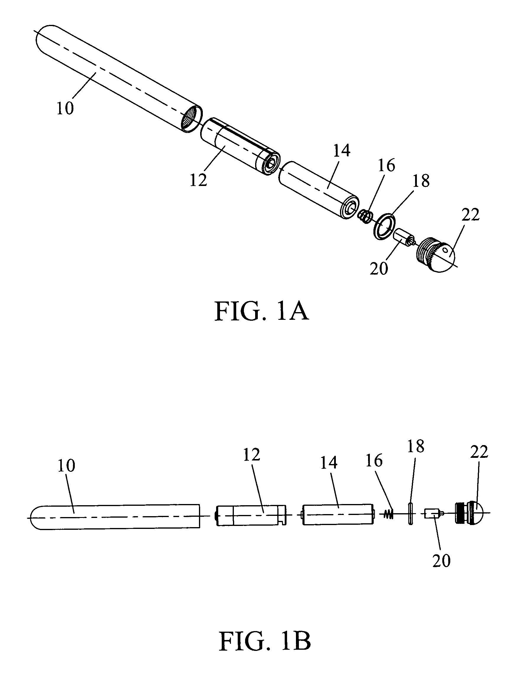 Personal vibrator with replaceable motor having the appearance of a battery