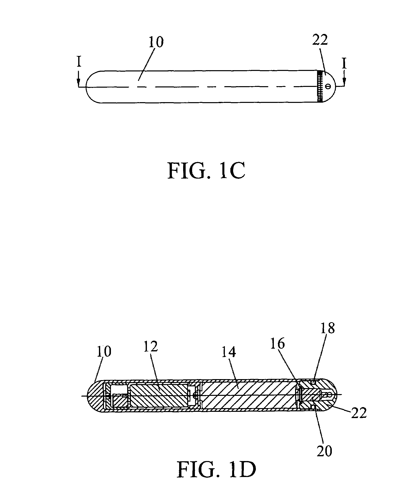 Personal vibrator with replaceable motor having the appearance of a battery