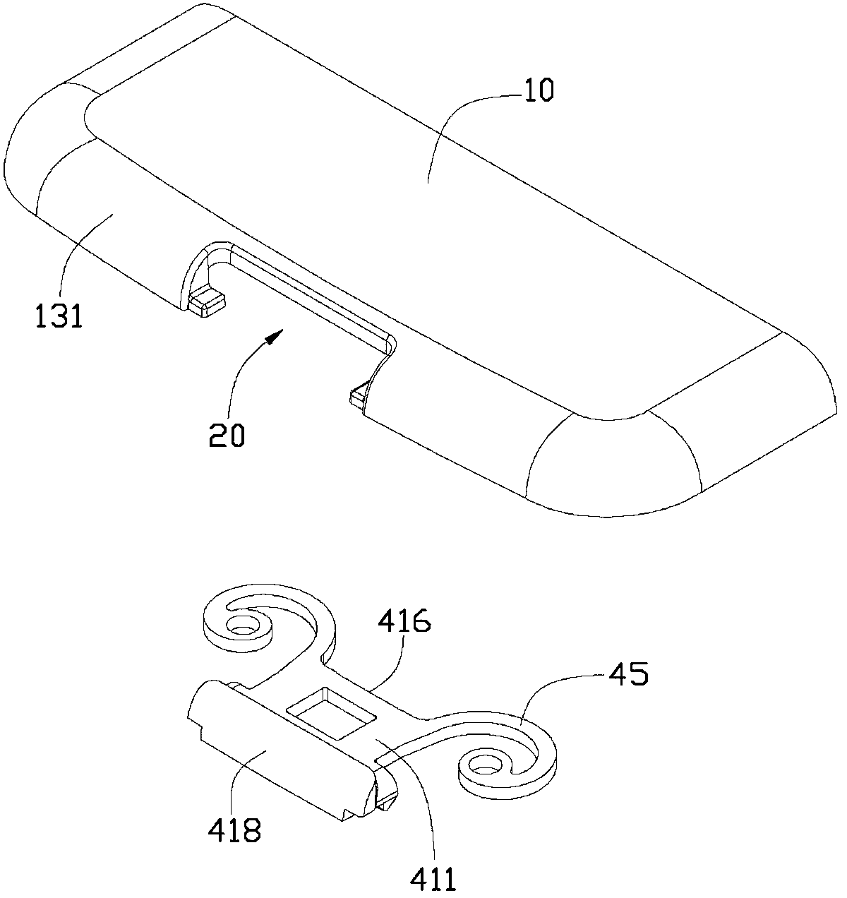 Button structure and portable electric device applying same