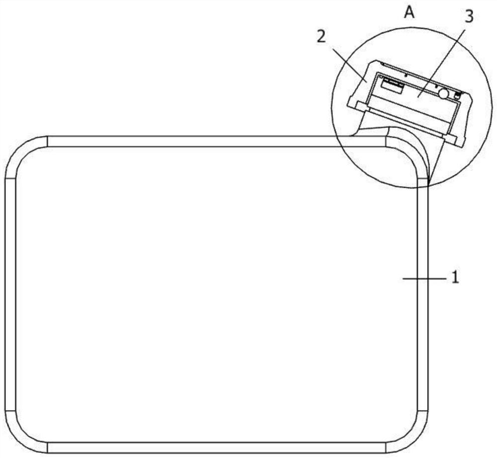 Oil tank protection mechanism suitable for large transport vehicle and provided with anti-theft structure