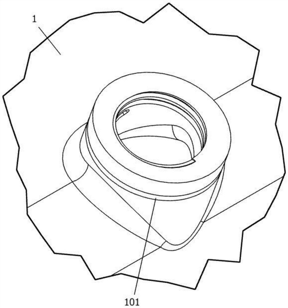 Oil tank protection mechanism suitable for large transport vehicle and provided with anti-theft structure