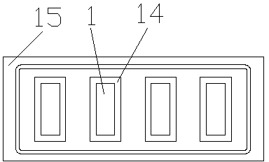 Cadmium telluride thin-film solar cell back contact layer production method and vertical coater