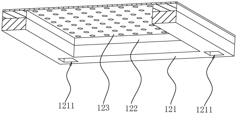 Sponge city water seepage and drainage circulation system