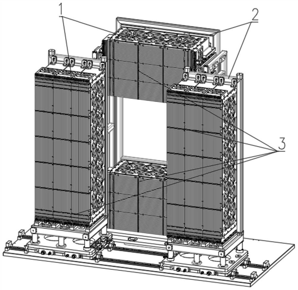 Close-packed neutron detector applied to vacuum environment