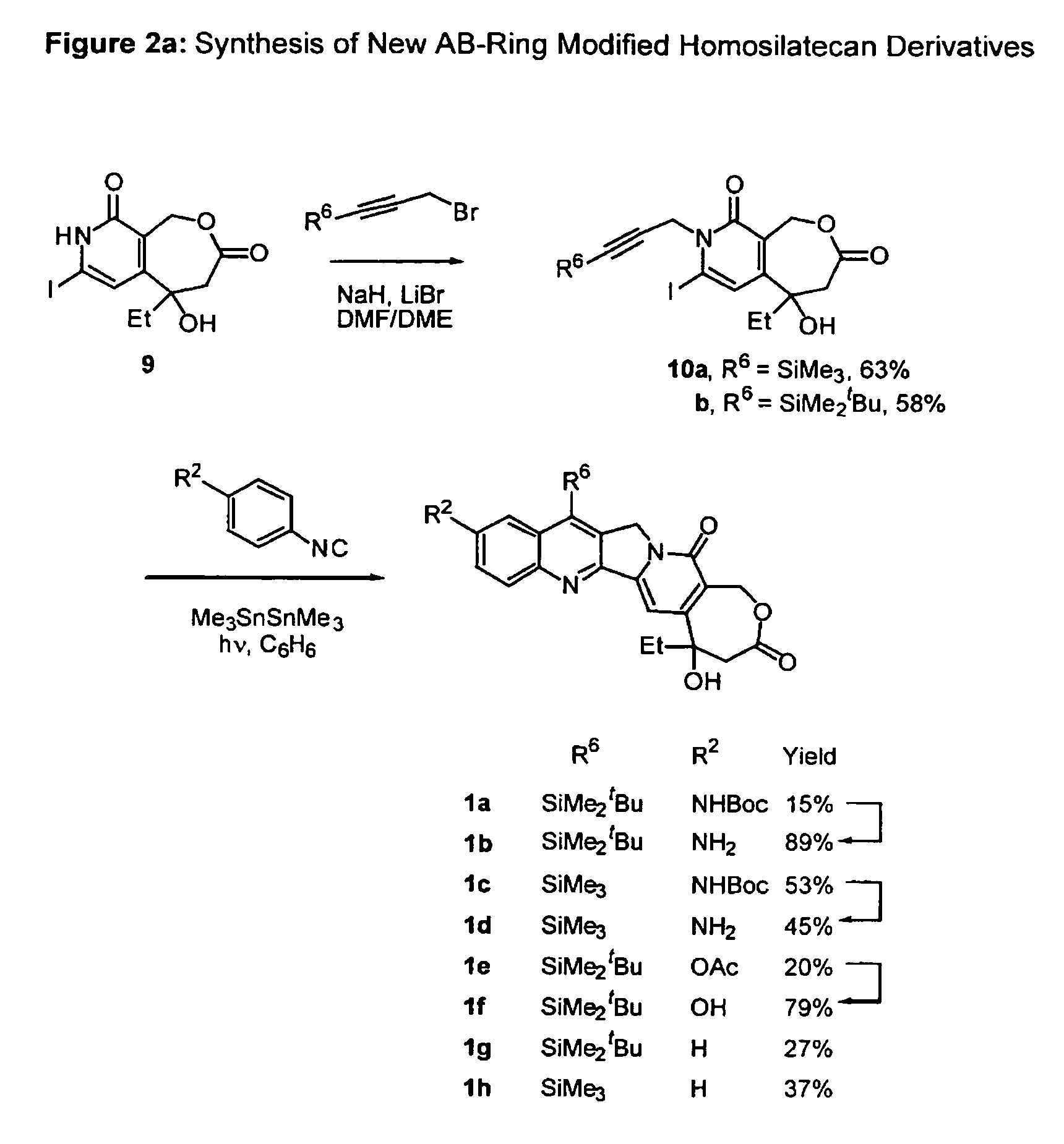 Camptothecin analogs and methods of preparation thereof