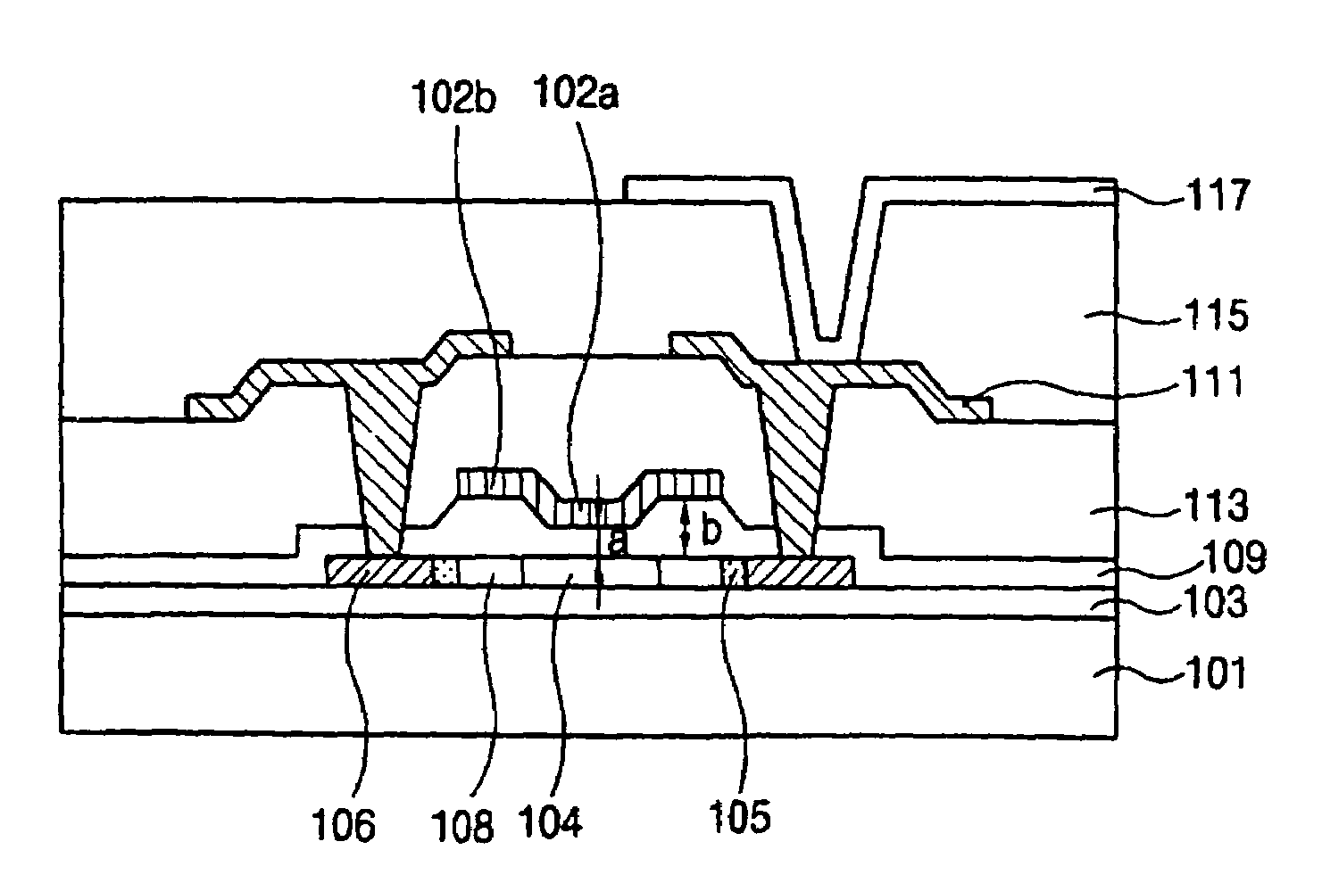Poly-crystalline thin film transistor and fabrication method thereof