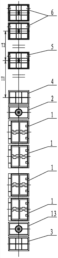 Low-nitrogen combustion device without primary air and secondary air, and application method