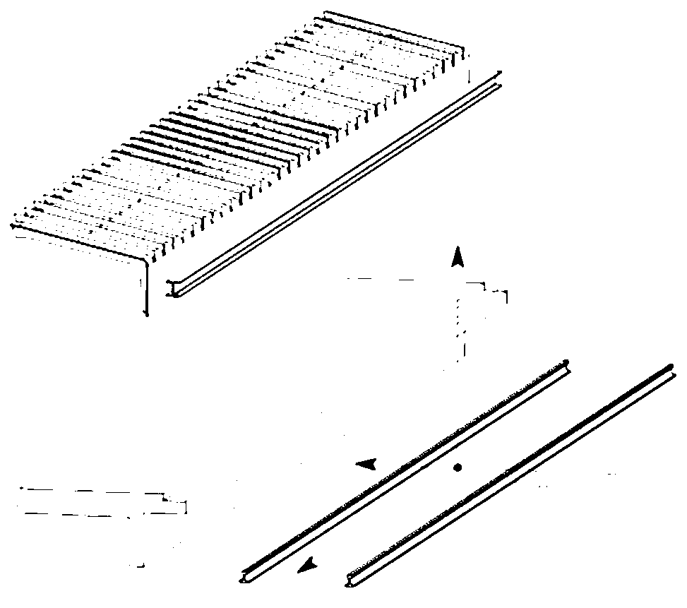 Auxiliary installation device of subway screen doors