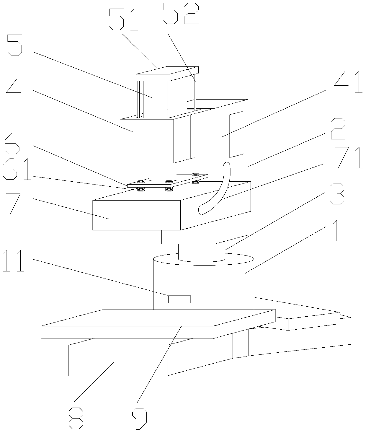 Novel heat press machine capable of turning