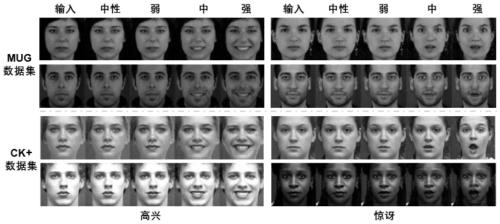 Facial expression synthesis method based on generative adversarial network