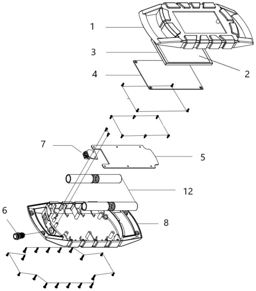 Method for realizing nitrogen oxide and PM value detection