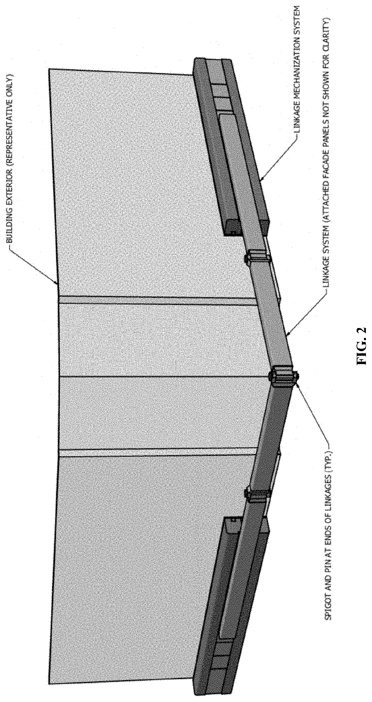 Adjustable cladding for mitigating wind-induced vibration of high-rise structures