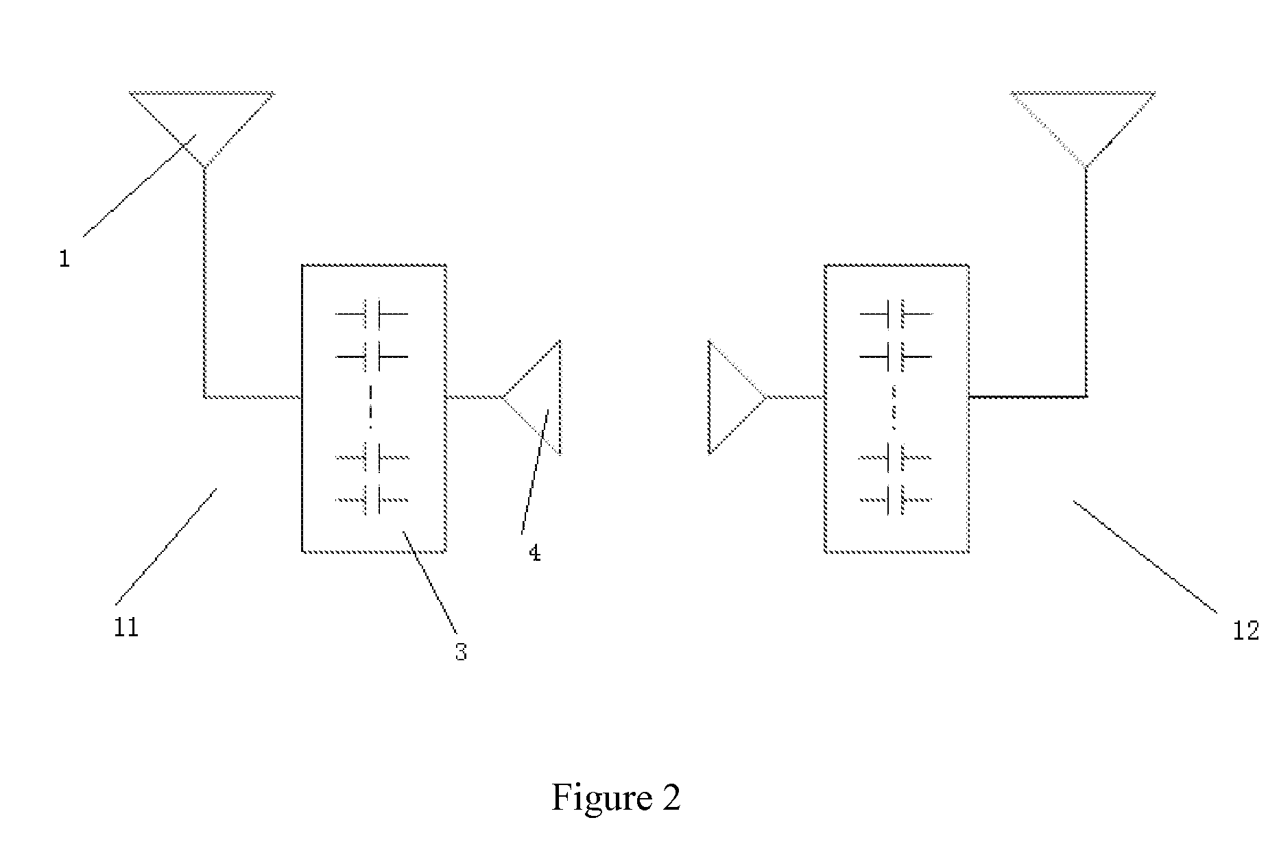 Device for improving the stray isolation between the antennas in the bilateral antenna and the method thereof