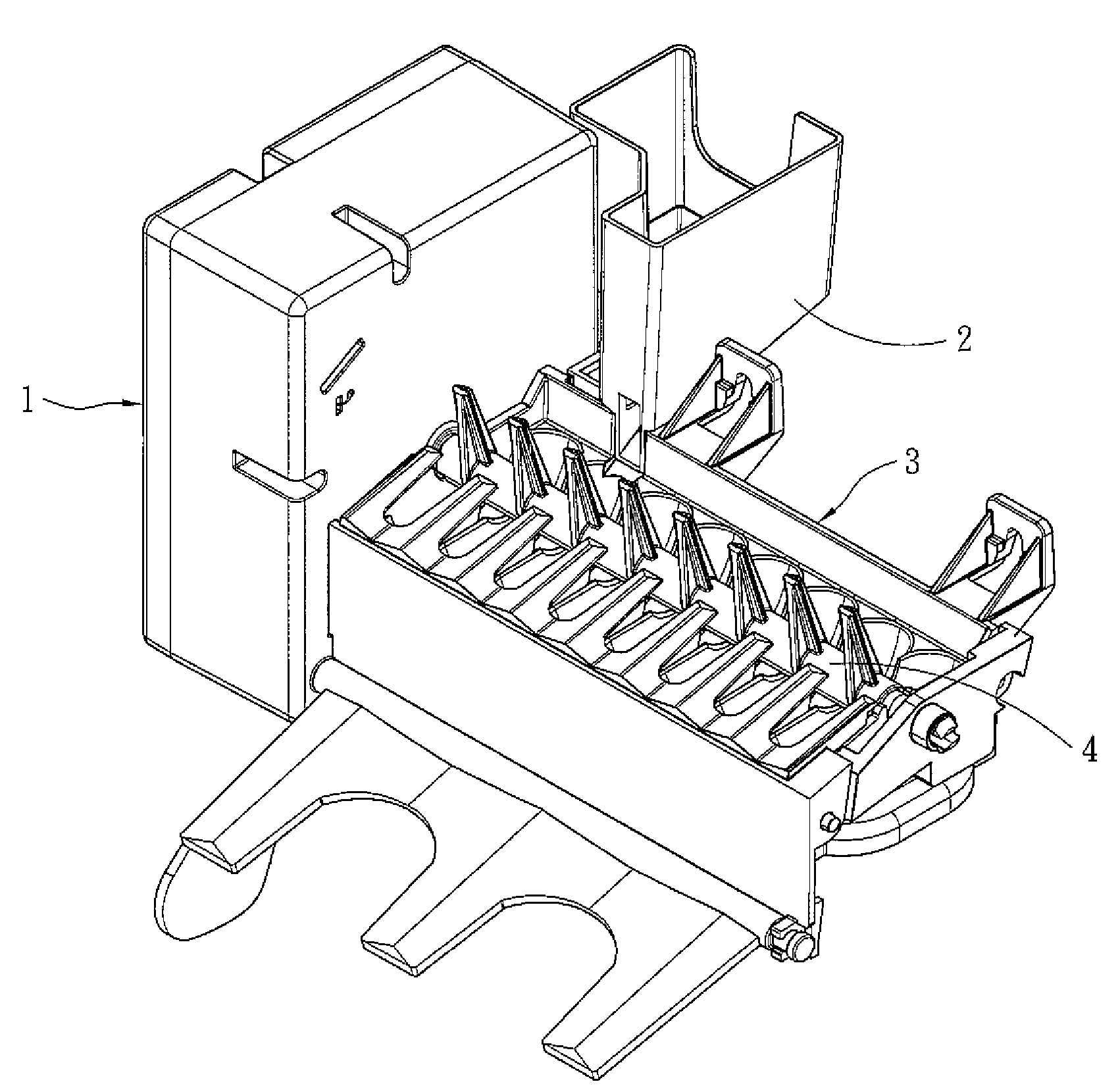 Ice maker equipped with a convection fan