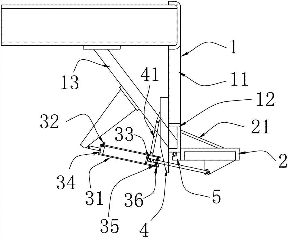 Slow-back type multifunction movable trail guardrail