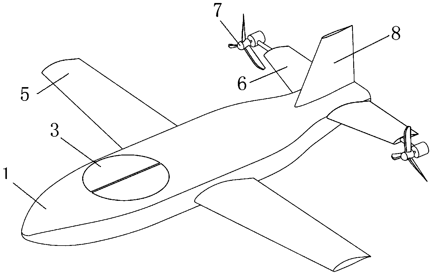 Aircraft capable of vertically taking off and landing at high speed