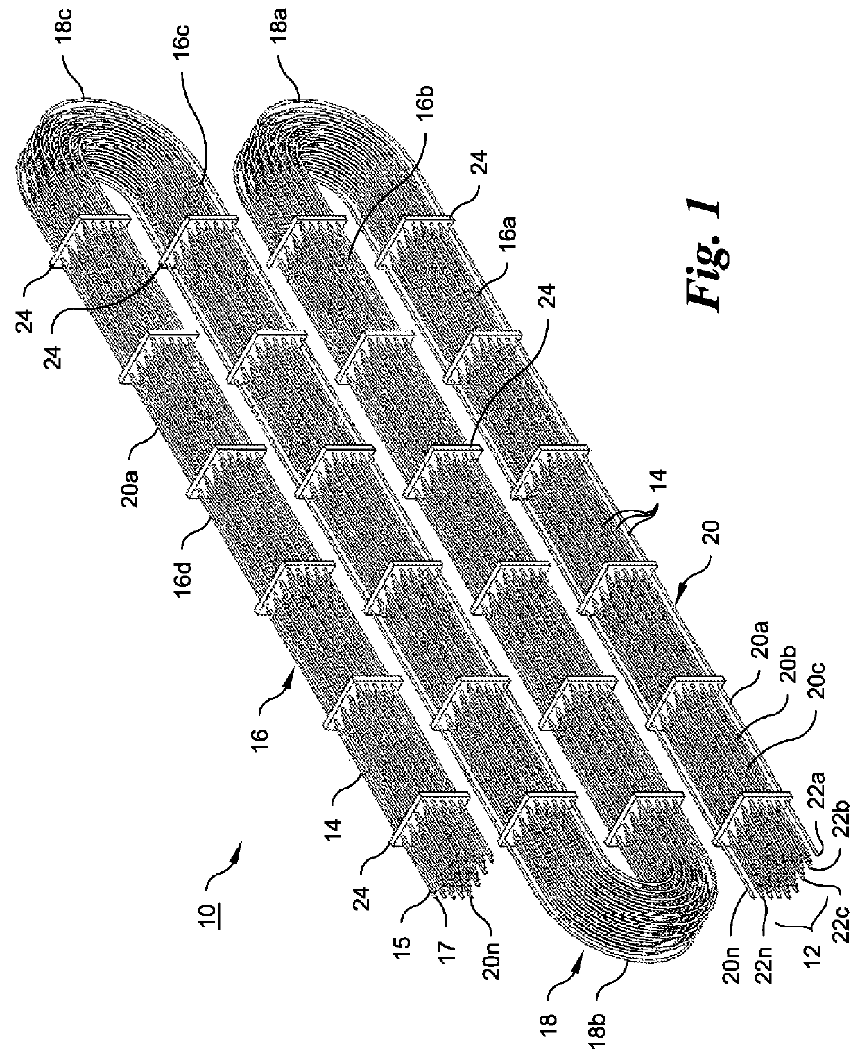 Polymeric coil assembly and method of making the same