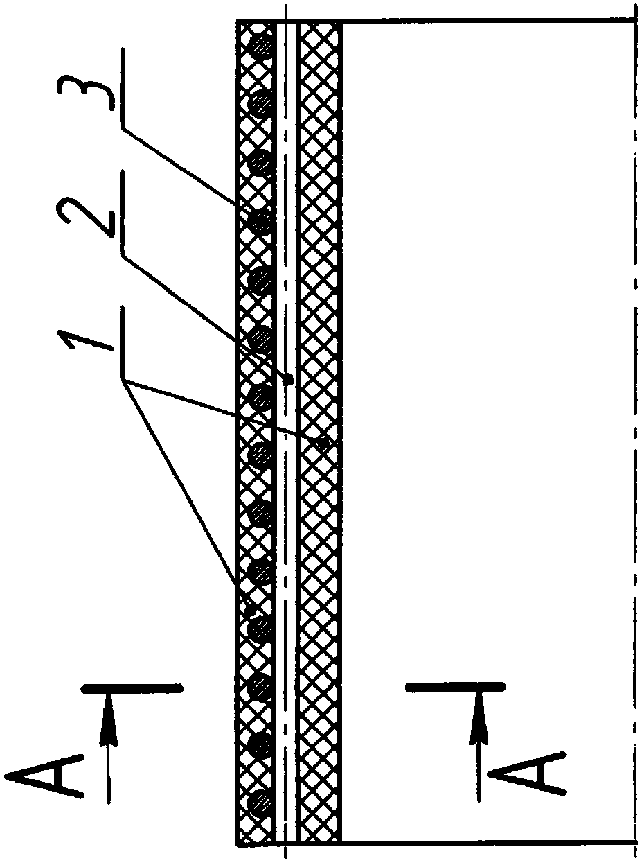 Metal-containing polymeric reinforced pipe, method for manufacturing same and pipeline produced using said pipe