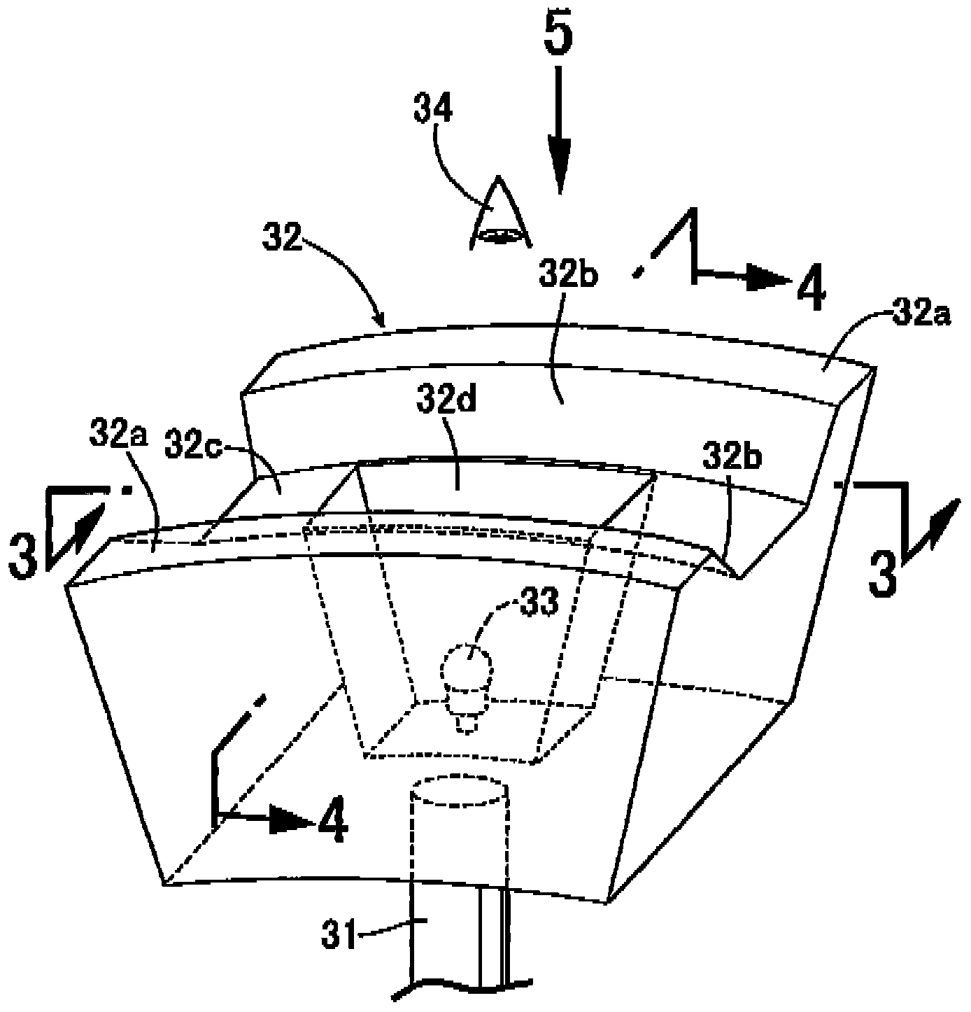 Metal element deformation-detecting device