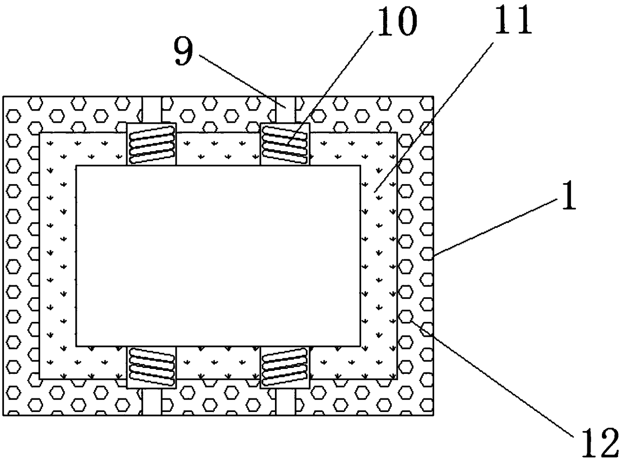 Anti-collision and abrasion-resistant backing monitoring device based on CAN